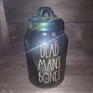 Rae Dunn Iridescent DEAD MAN'S BONES Canister